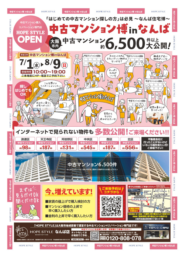 住まいの不安を全部解決！中古マンション住宅博